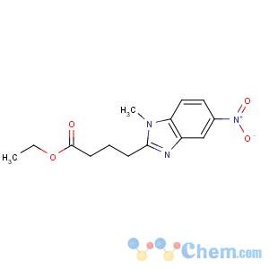 CAS No:3543-72-4 ethyl 4-(1-methyl-5-nitrobenzimidazol-2-yl)butanoate