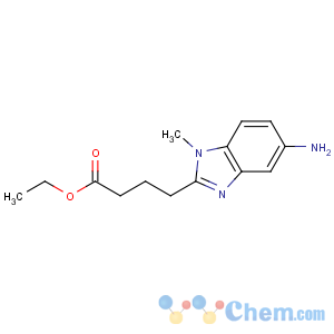 CAS No:3543-73-5 ethyl 4-(5-amino-1-methylbenzimidazol-2-yl)butanoate