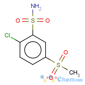 CAS No:3544-47-6 Benzenesulfonamide,2-chloro-5-(methylsulfonyl)-