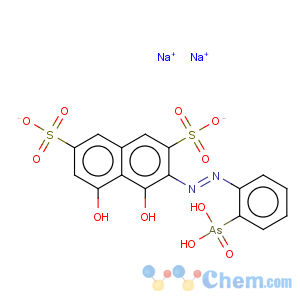 CAS No:3547-38-4 2,7-Naphthalenedisulfonicacid, 3-[2-(2-arsonophenyl)diazenyl]-4,5-dihydroxy-, sodium salt (1:2)