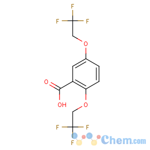 CAS No:35480-52-5 2,5-bis(2,2,2-trifluoroethoxy)benzoic acid