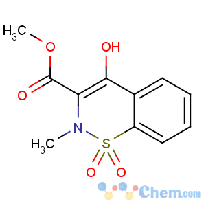 CAS No:35511-15-0 methyl<br />4-hydroxy-2-methyl-1,1-dioxo-1λ