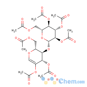 CAS No:35526-17-1 D-arabino-Hex-1-enitol,1,5-anhydro-4-O-(2,3,4,6-tetra-O-acetyl-b-D-glucopyranosyl)-, triacetate (9CI)