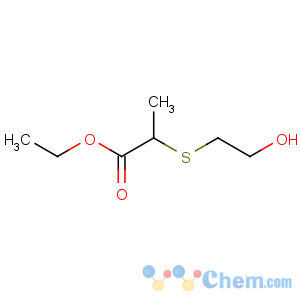 CAS No:35562-87-9 Propanoic acid,2-[(2-hydroxyethyl)thio]-, ethyl ester