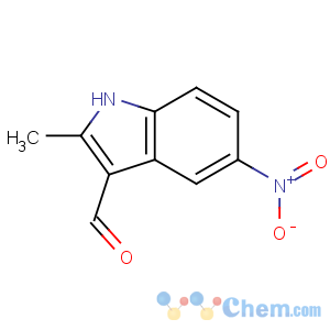 CAS No:3558-17-6 2-methyl-5-nitro-1H-indole-3-carbaldehyde