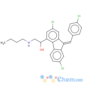 CAS No:355841-11-1 9H-Fluorene-4-methanol,a-[(butylamino)methyl]-2,7-dichloro-9-[(4-chlorophenyl)methylene]-,(9Z)-