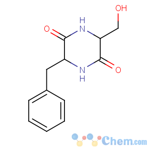 CAS No:35591-00-5 (3S,6S)-3-benzyl-6-(hydroxymethyl)piperazine-2,5-dione