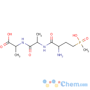CAS No:35597-43-4 (2S)-2-[[(2S)-2-[[(2S)-2-amino-4-[hydroxy(methyl)phosphoryl]butanoyl]<br />amino]propanoyl]amino]propanoic acid