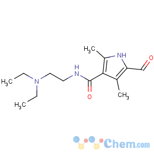 CAS No:356068-86-5 N-[2-(diethylamino)ethyl]-5-formyl-2,4-dimethyl-1H-pyrrole-3-carboxamide