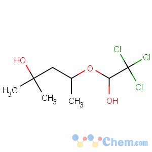 CAS No:3563-58-4 2-methyl-4-(2,2,2-trichloro-1-hydroxyethoxy)pentan-2-ol