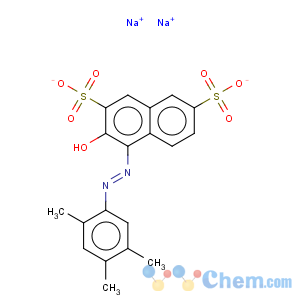 CAS No:3564-09-8 2,7-Naphthalenedisulfonicacid, 3-hydroxy-4-[2-(2,4,5-trimethylphenyl)diazenyl]-, sodium salt (1:2)