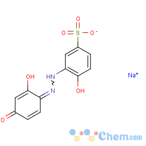 CAS No:3564-26-9 Benzenesulfonic acid,3-[2-(2,4-dihydroxyphenyl)diazenyl]-4-hydroxy-, sodium salt (1:1)