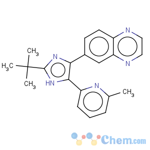 CAS No:356559-20-1 6-[2-tert-butyl-5-(6-methyl-pyridin-2-yl)-1h-imidazol-4-yl]-quinoxaline