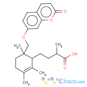 CAS No:3566-55-0 Cyclohexanepropanoicacid,2,3-dimethyl-6-(1-methylethylidene)-2-[[(2-oxo-2H-1-benzopyran-7-yl)oxy]methyl]-,(1S,2S,3S)-