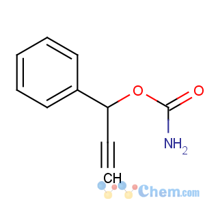 CAS No:3567-38-2 1-phenylprop-2-ynyl carbamate