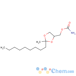CAS No:3567-40-6 (2-methyl-2-nonyl-1,3-dioxolan-4-yl)methyl carbamate