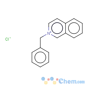 CAS No:35674-56-7 Isoquinolinium,2-(phenylmethyl)-, chloride (1:1)