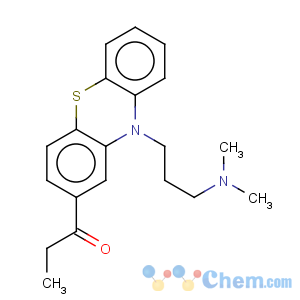 CAS No:3568-24-9 1-Propanone,1-[10-[3-(dimethylamino)propyl]-10H-phenothiazin-2-yl]-