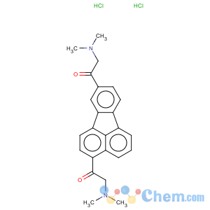CAS No:35689-81-7 Ethanone,1,1'-(3,9-fluoranthenediyl)bis[2-(dimethylamino)-, dihydrochloride (9CI)