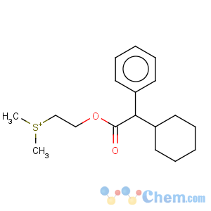 CAS No:3569-59-3 Sulfonium,[2-[(2-cyclohexyl-2-phenylacetyl)oxy]ethyl]dimethyl-, iodide (1:1)