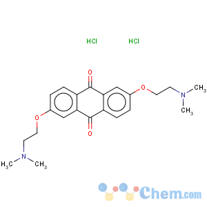 CAS No:35697-44-0 9,10-Anthracenedione,2,6-bis[2-(dimethylamino)ethoxy]-, hydrochloride (1:2)