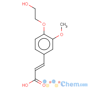 CAS No:35703-32-3 2-Propenoic acid,3-[4-(2-hydroxyethoxy)-3-methoxyphenyl]-