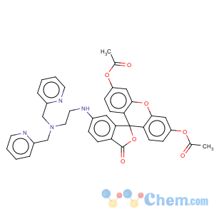 CAS No:357339-96-9 Spiro[isobenzofuran-1(3H),9'-[9H]xanthen]-3-one,3',6'-bis(acetyloxy)-6-[[2-[bis(2-pyridinylmethyl)amino]ethyl]amino]-