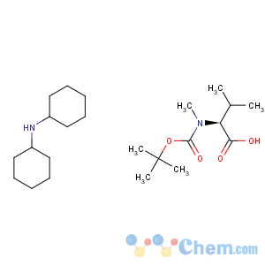 CAS No:35761-42-3 L-Valine,N-[(1,1-dimethylethoxy)carbonyl]-N-methyl-, compd. withN-cyclohexylcyclohexanamine (1:1)