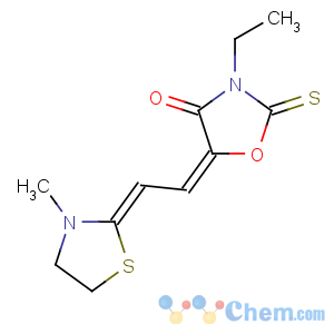 CAS No:35795-44-9 3-Ethyl-5-[(3-methylthiazolidin-2-ylidene)ethylidene]-2-thioxooxazolidin-4-one