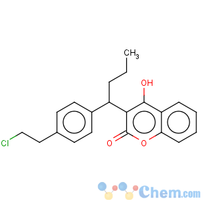 CAS No:35838-63-2 2H-1-Benzopyran-2-one,3-[1-[4-(2-chloroethyl)phenyl]butyl]-4-hydroxy-