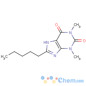CAS No:35873-41-7 1,3-dimethyl-8-pentyl-7H-purine-2,6-dione