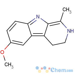 CAS No:3589-73-9 6-methoxy-1-methyl-3,4-dihydro-2H-pyrido[3,4-b]indole