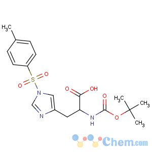 CAS No:35899-43-5 (2S)-3-[1-(4-methylphenyl)sulfonylimidazol-4-yl]-2-[(2-methylpropan-2-<br />yl)oxycarbonylamino]propanoic acid