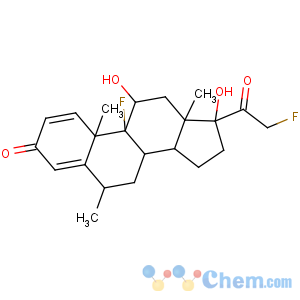 CAS No:359-80-8 Pregna-1,4-diene-3,20-dione,9,21-difluoro-11,17-dihydroxy-6-methyl-, (6a,11b)- (9CI)