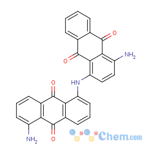 CAS No:35940-77-3 1-amino-4-[(5-amino-9,10-dihydro-9,10-dioxo-1-anthryl)amino]anthraquinone