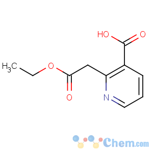 CAS No:35969-51-8 2-(2-ethoxy-2-oxoethyl)pyridine-3-carboxylic acid