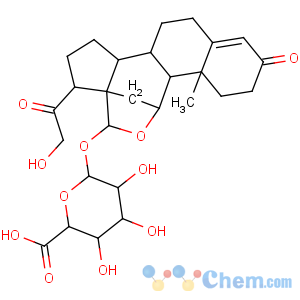 CAS No:3604-86-2 b-D-Glucopyranosiduronic acid, (11b)-11,18-epoxy-21-hydroxy-3,20-dioxopregn-4-en-18-yl
