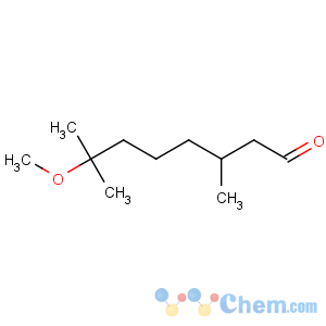 CAS No:3613-30-7 7-methoxy-3,7-dimethyloctanal