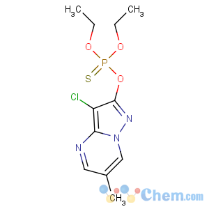 CAS No:36145-08-1 (3-chloro-6-methylpyrazolo[1,<br />5-a]pyrimidin-2-yl)oxy-diethoxy-sulfanylidene-λ