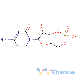 CAS No:3616-08-8 1-[(4aR,6R,7R,7aS)-2,7-dihydroxy-2-oxo-4a,6,7,7a-tetrahydro-4H-furo[3,<br />2-d][1,3,2]dioxaphosphinin-6-yl]-4-aminopyrimidin-2-one