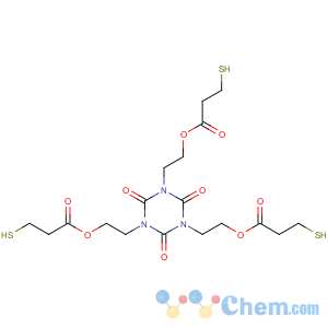 CAS No:36196-44-8 2-[2,4,6-trioxo-3,5-bis[2-(3-sulfanylpropanoyloxy)ethyl]-1,3,<br />5-triazinan-1-yl]ethyl 3-sulfanylpropanoate