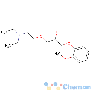 CAS No:36199-78-7 1-[2-(diethylamino)ethoxy]-3-(2-methoxyphenoxy)propan-2-ol