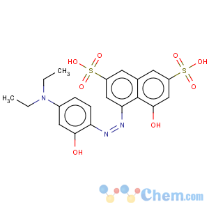 CAS No:3627-04-1 2,7-Naphthalenedisulfonicacid, 4-[2-[4-(diethylamino)-2-hydroxyphenyl]diazenyl]-5-hydroxy-