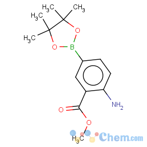 CAS No:363185-87-9 Benzoicacid, 2-amino-5-(4,4,5,5-tetramethyl-1,3,2-dioxaborolan-2-yl)-, methyl ester