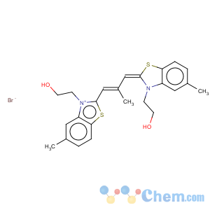 CAS No:36393-83-6 3-(2-hydroxyethyl)-2-[3-((3-(2-hydroxyethyl)-5-methyl-3h-benzothiazol-2-ylidene)-2-methyl)-1-propenyl]-5-methyl-benzothi