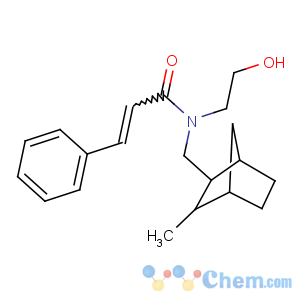CAS No:36398-88-6 (E)-N-(2-hydroxyethyl)-N-[(2-methyl-3-bicyclo[2.2.1]heptanyl)methyl]-3-<br />phenylprop-2-enamide
