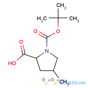 CAS No:364750-80-1 (2S,<br />4R)-4-methyl-1-[(2-methylpropan-2-yl)oxycarbonyl]pyrrolidine-2-<br />carboxylic acid