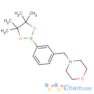 CAS No:364794-80-9 4-[[3-(4,4,5,5-tetramethyl-1,3,<br />2-dioxaborolan-2-yl)phenyl]methyl]morpholine