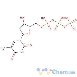 CAS No:365-08-2 [hydroxy-[[(2R,3S,5R)-3-hydroxy-5-(5-methyl-2,<br />4-dioxopyrimidin-1-yl)oxolan-2-yl]methoxy]phosphoryl] phosphono hydrogen<br />phosphate