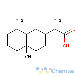 CAS No:3650-43-9 2-Naphthaleneaceticacid, decahydro-4a-methyl-a,8-bis(methylene)-, (2R,4aR,8aS)-